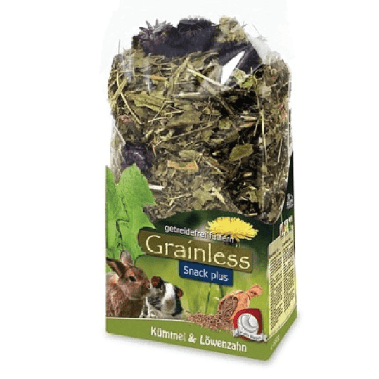 Jrfarm Grainless Caraway and Dandelion herbs 100g - PETTER