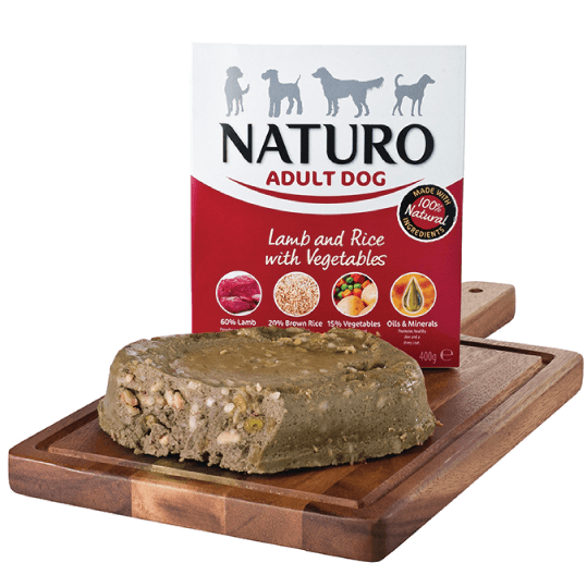 Naturo Adult Dog - Lamb & Rice with vegetables - PETTER