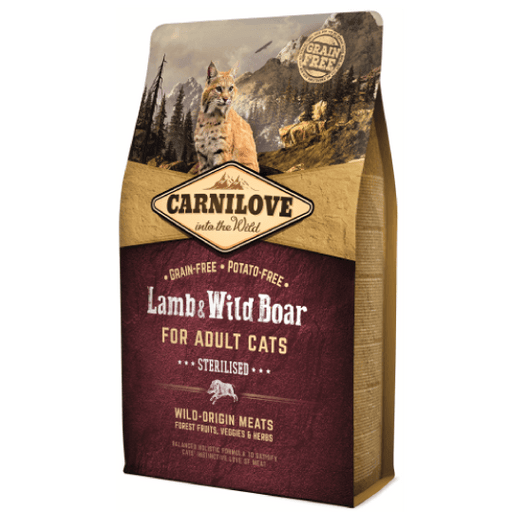 CARNILOVE lamb & wild boar adult cat - PETTER