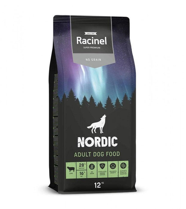 Racinel Nordic Adult Chicken & lamb 12kg (grain free) - PETTER