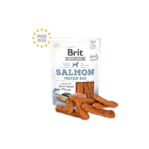 Brit Dog Jerky Snack Salmon Protein bar 80 g - PETTER