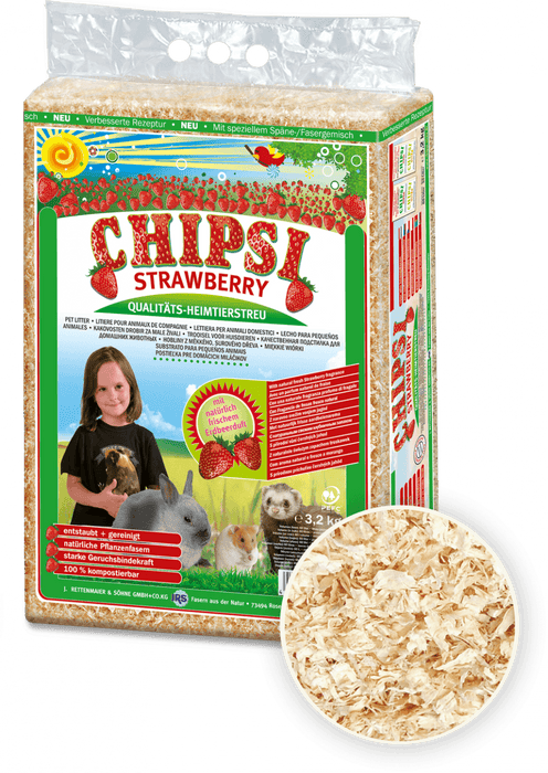 Chipsi aparas de madeira (maçã ou morango) 15L