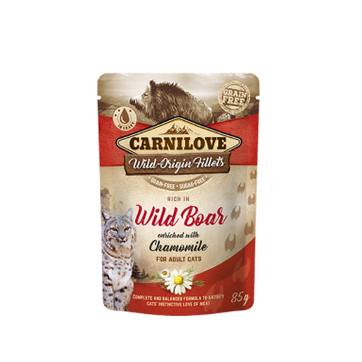 Carnilove Cat Wild Boar with Chamomile (Saqueta) 85 g - PETTER